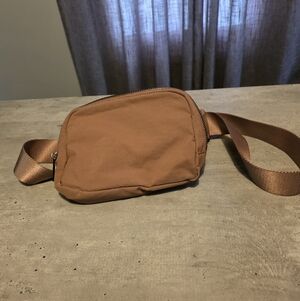 Brown Fabric Belt Bag/On the Move/thick Adjustable Belt/NEW
